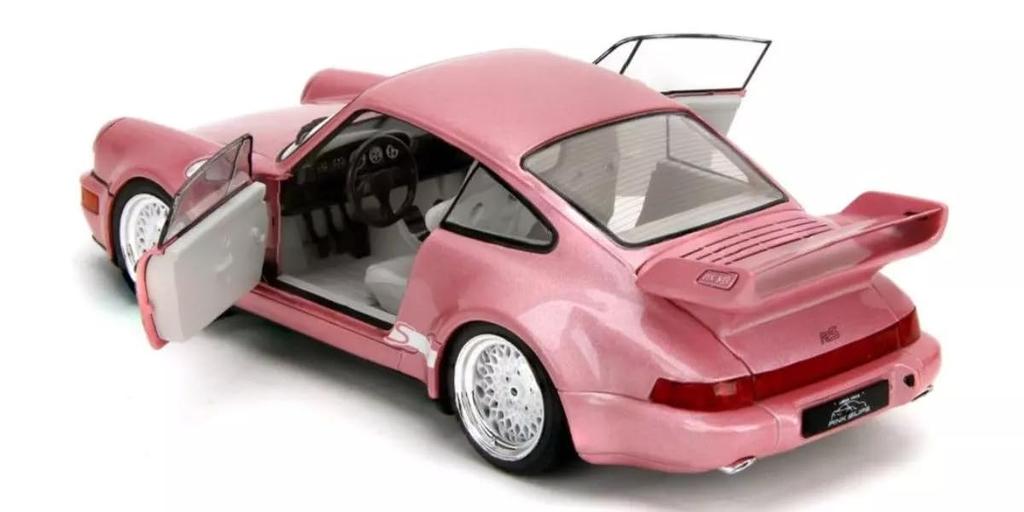 Kyosho Jada Toys PINK SLIP Series Porsche 911 Carrera RS Pink Finished Model JADA35727 1/18 (964)