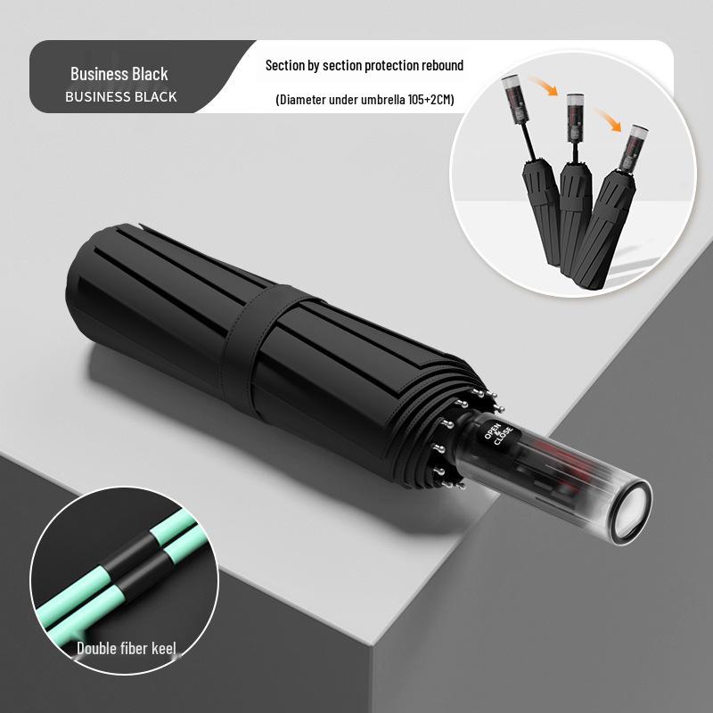 Автоматический складной зонт с 24 спицами, ветрозащитный, для мужчин, для дождя или солнца, с защитой от УФ-лучей