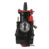 Flat Curtain Motorcycle Carburetor With Power Jet For Mikuni PWK 24 26 28 30 32 34mm Dirt Bike Motocross Racing Carb Modified
