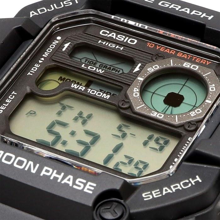 Casio WS-1700H-1AV Цифровые мужские часы - Черные