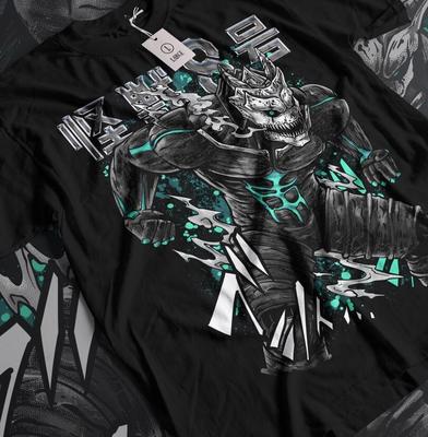 Футболка Kaiju no 8 Мина Широ кайдзю Подарок Манга Лучшее Аниме Графическая футболка Черная футболка