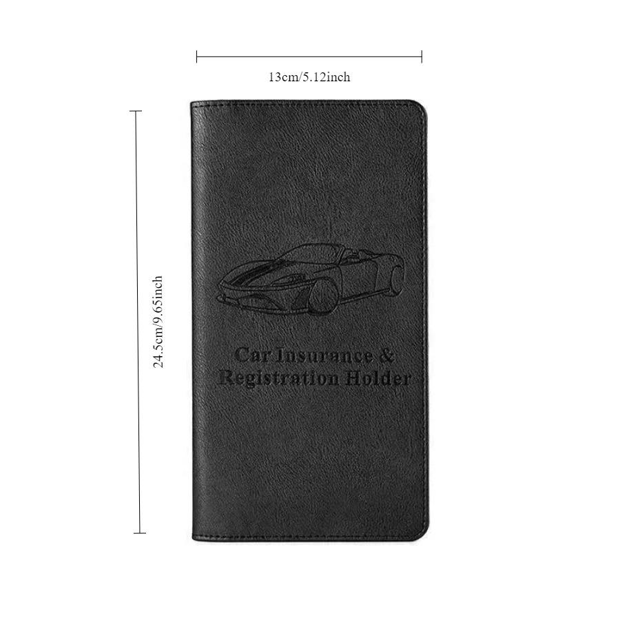 Auto Driver License Cover PU Leather Credit Cards Car Registration Insurance Car Driving Documents Holder Protective Case Box