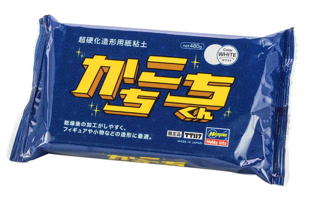Hasegawa Try Tool Super Hard Modeling Paper Clay, Kachikochikun TT117