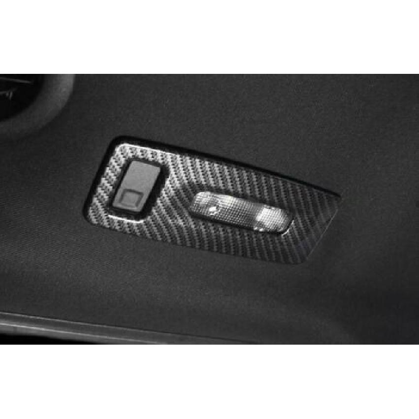 Fit For Ford Explorer 2PCS Cover Trim Carbon Fiber 2011-2019 Rear Reading Light