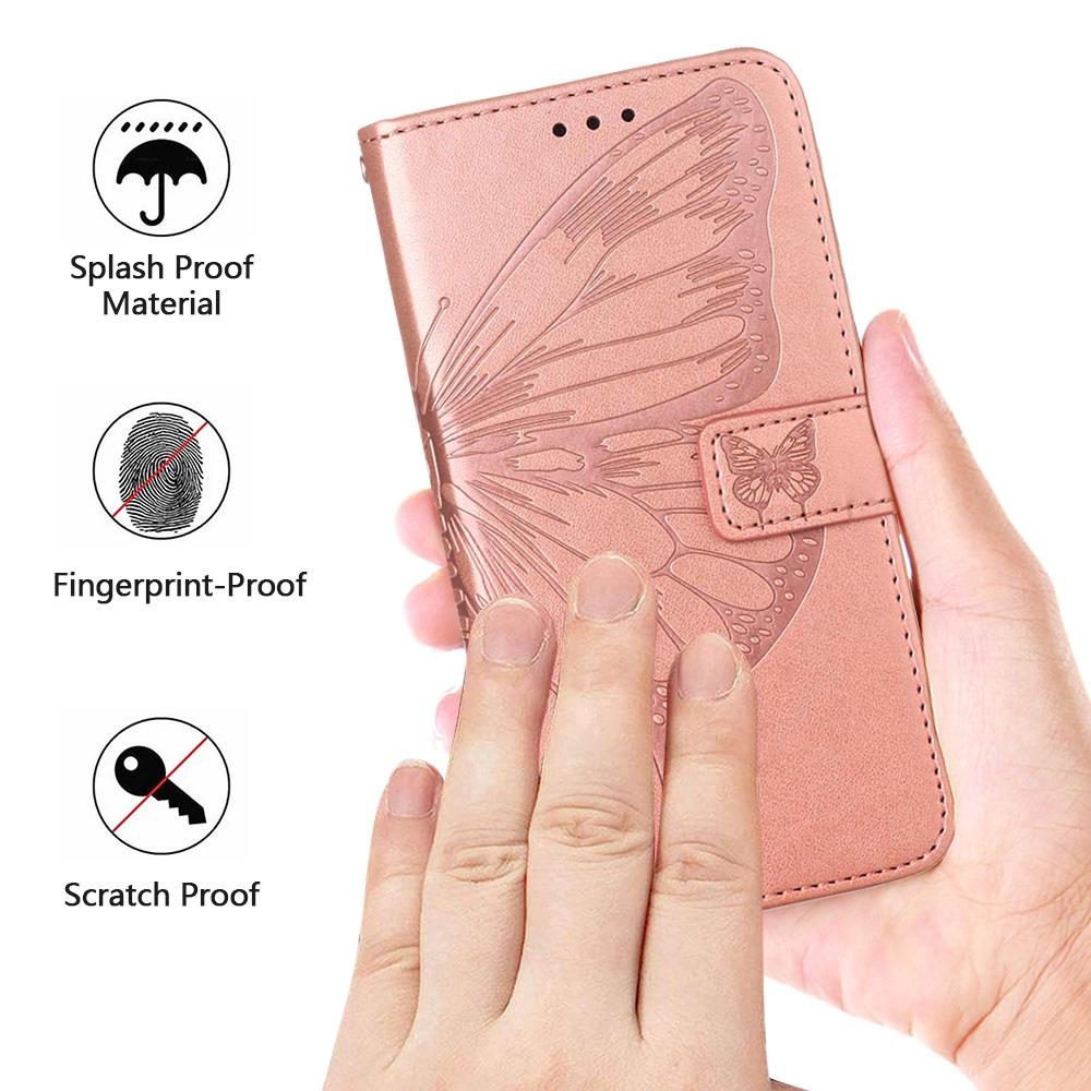 Wallet Bags Butterfly Flip Cover Flower Magnetic Leather Phone Case for Honor X9D X5C X5B Plus X9C Smart X8C X6C X6B X7B X8B X9B