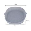 AirFryer Silicone Pot Oven Baking Tray Safe Reusable BBQ Barbecue Pad Plate Fried Pizza Basket Air Fryers Grill Pan Accessories