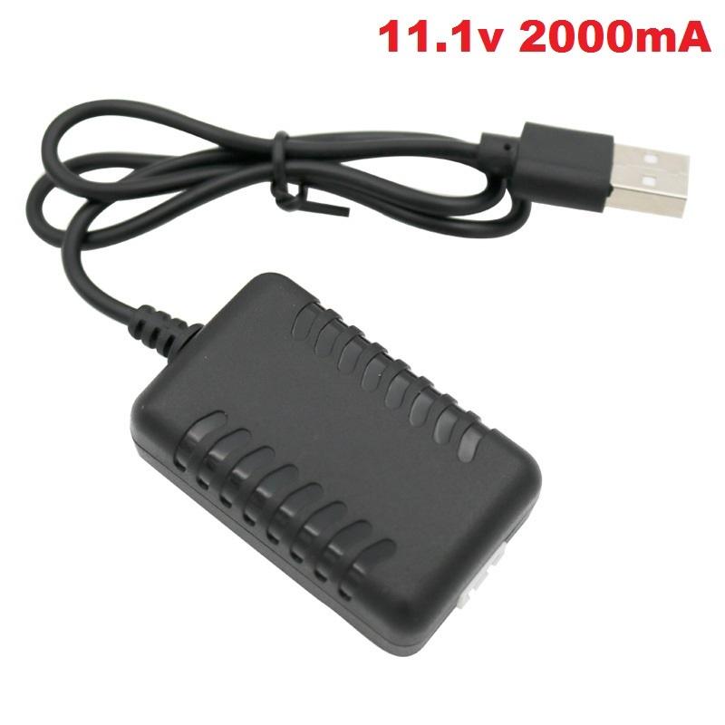 Зарядное устройство для Li-Po/Li-ion аккумулятора 11.1v для RC машинки 16207 16208 16209 16210 H16 V950 3S 11.1v USB-зарядка / Зарядный кейс 3-в-1 с балансировкой