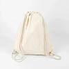 Canvas Bag Shoulders Drawstring Bundle Pockets Shopping Student Backpack Bag Cotton Pouch for Gym Traveling Storage Bag