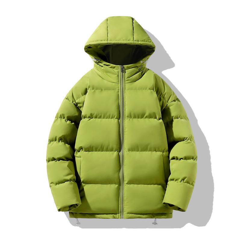 Мужская хлопковая куртка на зиму Новая с капюшоном Ветрозащитная и теплая Утолщенная хлопковая куртка для мужской хлопковой куртки