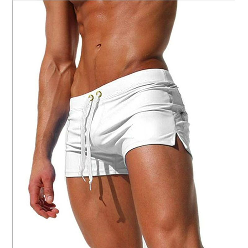 Europe and The United States Fashion Men's Beach Pants Breathable Shorts Quick Drying Pants Flat Corner Beach Pants Swimming Trunks