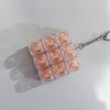 Unzip Button Four-Key Mechanical Shaft Key With Light Portable Luminous Pendant Decompression Toy Anxiety Relieving Artifact