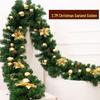 2.7m Christmas Vine Hanging Ornaments - Dense Window or Tree Decoration.