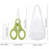 Ceramic scissors complementary food scissors meat scissors noodle scissors food scissors with storage box5