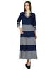 Phagun Designer Indian Blue Printed Casual Kurta Women Kurti Top Tunic Dress