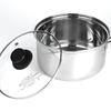 PEARL METAL HB-6154 18 см Нержавеющая сталь Сотейник со стеклянной крышкой, Совместим со всеми источниками тепла, Только одна стадия