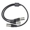 JORINDO JD60711 XLR Male to Dual XLR Male Cable YType Splitter Microphone Cable
