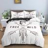 Dreamcatcher Duvet Cover Microfiber Feather Bedding Set Single Twin King For Girl Teen Adult Bedroom Geometric White Quilt Cover