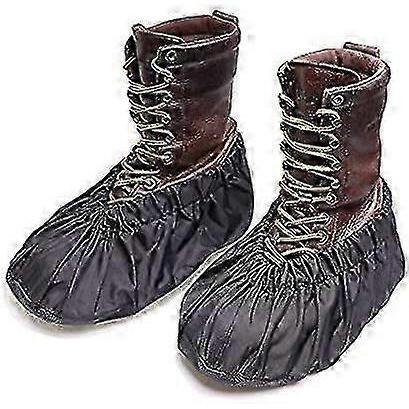 2 Pieces Walking Boot Cover Recovery Shoes Covers Non Skid Foot Brace Cover Reusable Boot Cover Waterproof Cast Rain Cover - JA