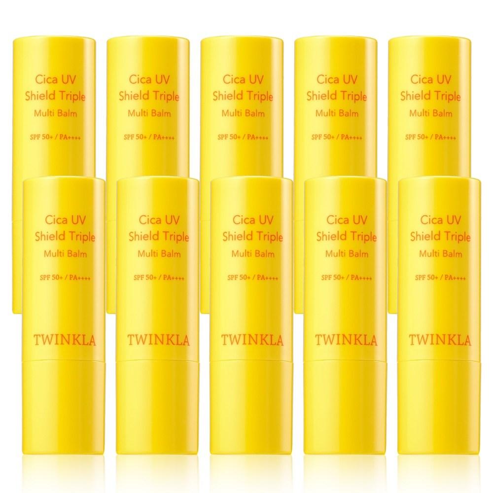 Бальзам Twincla Cica UV Shield Multi Balm, бесцветный, 10 шт.