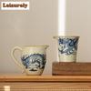 Кувшин для чая из фарфора ручной работы Ru Kiln с узором из синего и белого дракона, чашка Fair Cup Cha Hai Justice Cup, чайные сервизы, товары для рукоделия