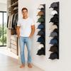 2PCS Baseball Cap Storage Rack Strong Adhesive Wall Mounted Hat Organizer Multi Layer Hat Hook Holder Space Saving Cap Display