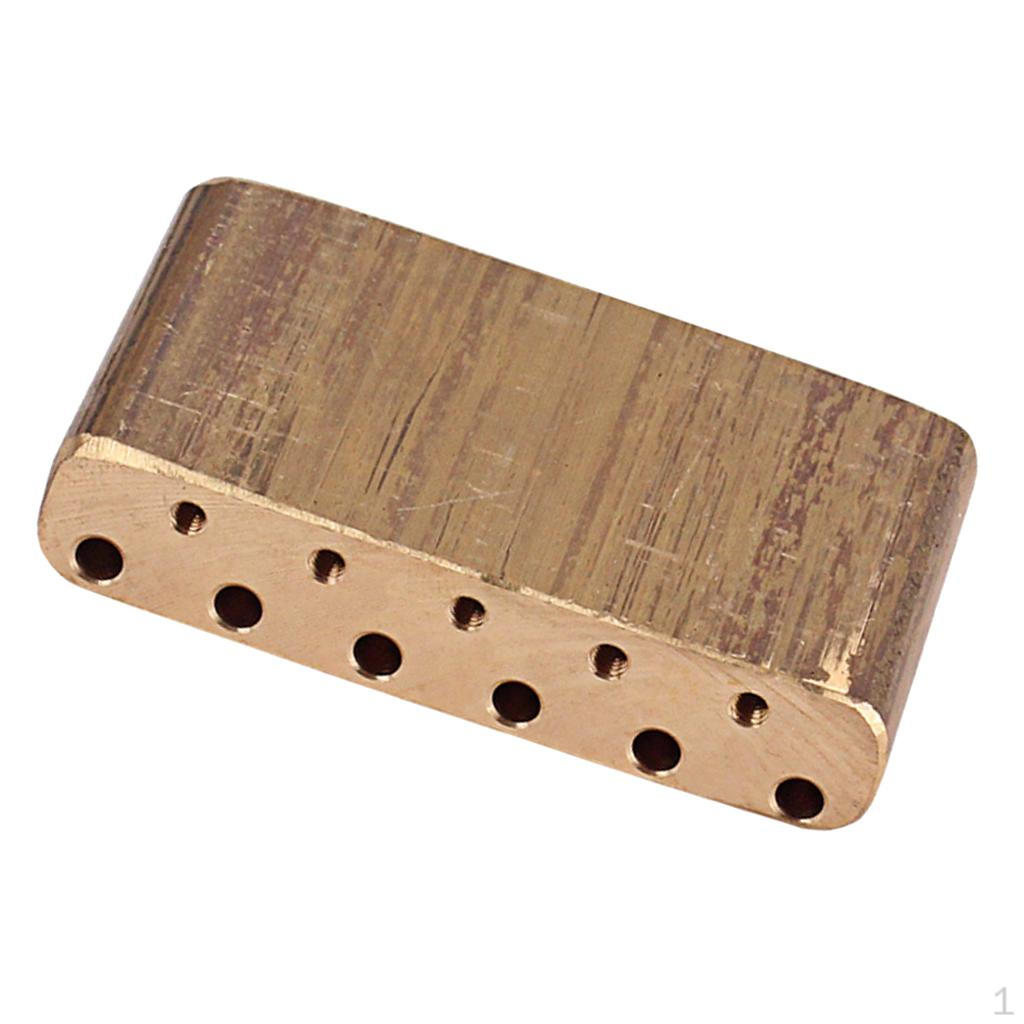 Изысканная латунная гитара бридж основание тремоло блок для Strat ST Electric DIY