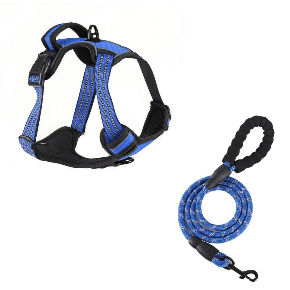 Ремень для выгула собак, универсальный светоотражающий жилет, поводок для собак, грудь, спина