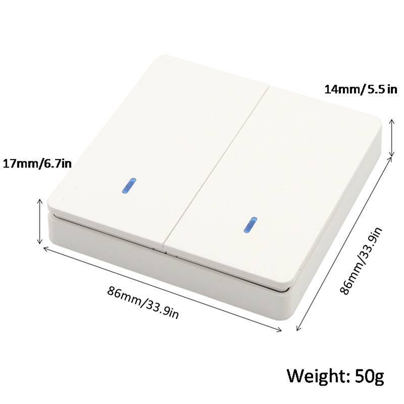 Настенный переключатель 433 МГц беспроводной настенный переключатель передатчика и релейный приемник переменного тока