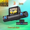 M80 Pro 4-канальная видеорегистратор с четырьмя объективами, 1080P HD, инфракрасным ночным видением и монитором парковки