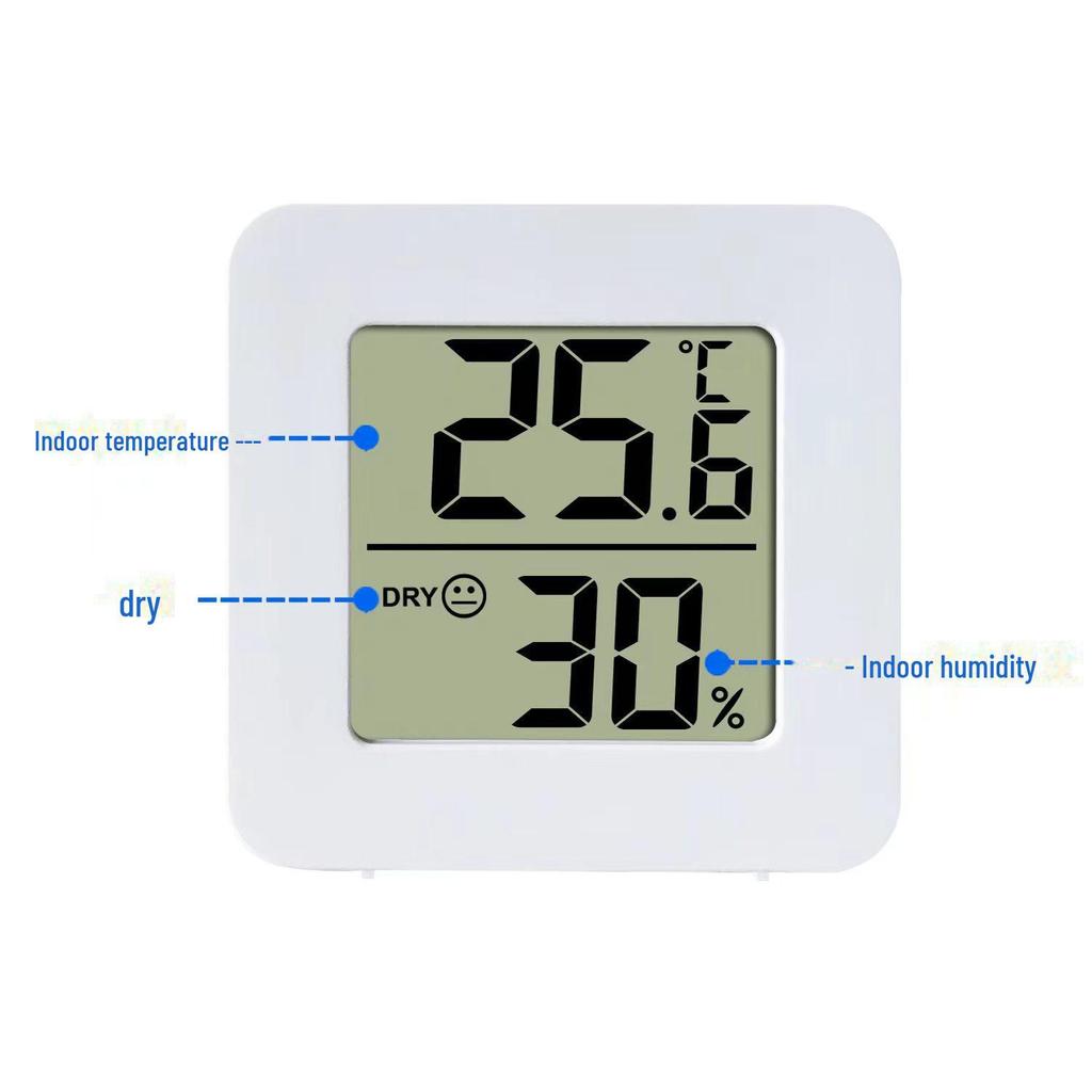 Компактный цифровой термогигрометр для детских комнат, зон содержания домашних животных, сигарных комнат, гаражей и винных погребов