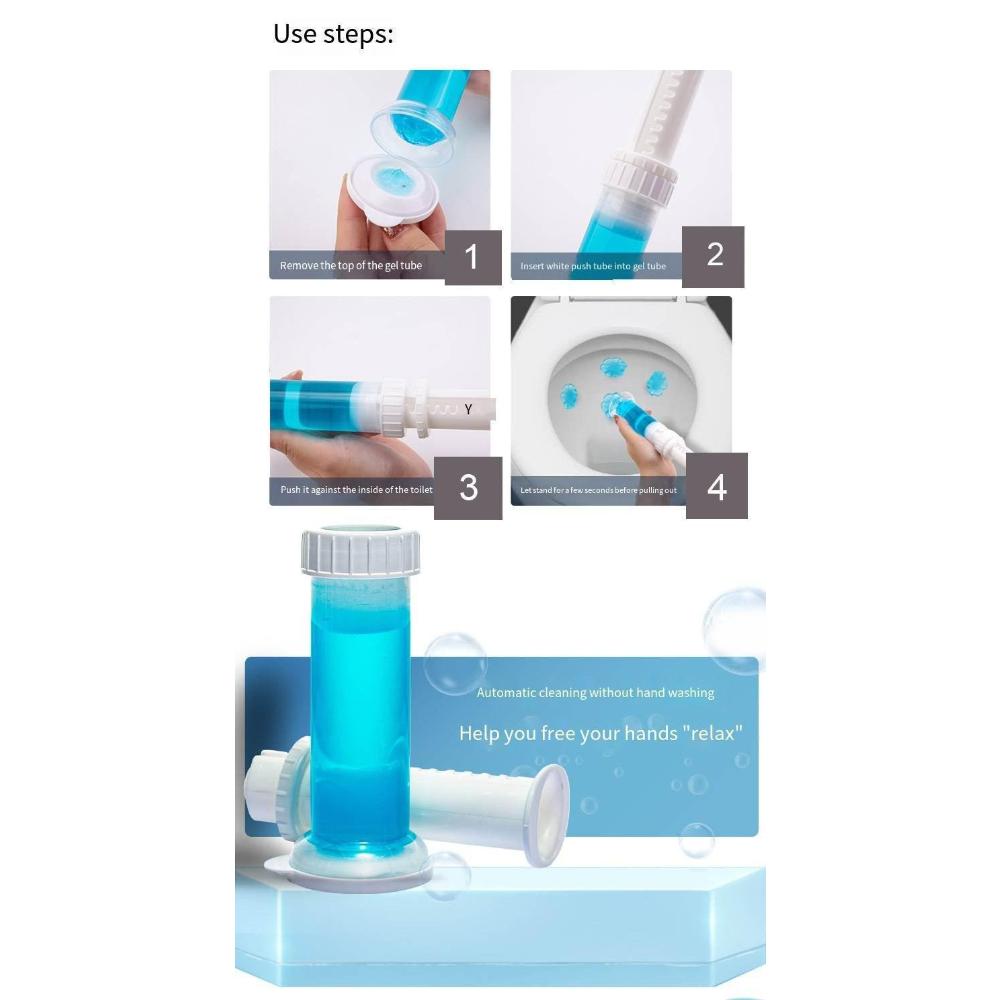 1pc Flower Stamp Toilet Gels,Toilet Cleaning Gel,Toilet Gel Stamp Stops Limescales and Stains with Air Freshening Scent, Deodorizing Clean