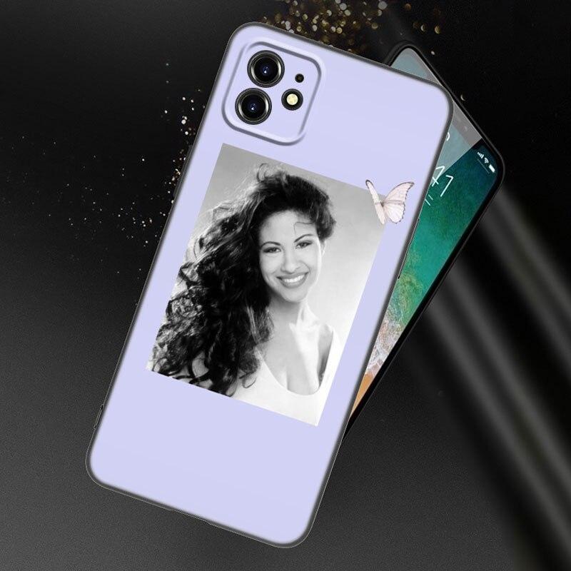 Чехол для телефона Selena Quintanilla для Apple iPhone 13 12 Mini 11 Pro XS Max XR X 8 7 6S 6 Plus SE 2022 2020 5S 5 мягкий черный чехол