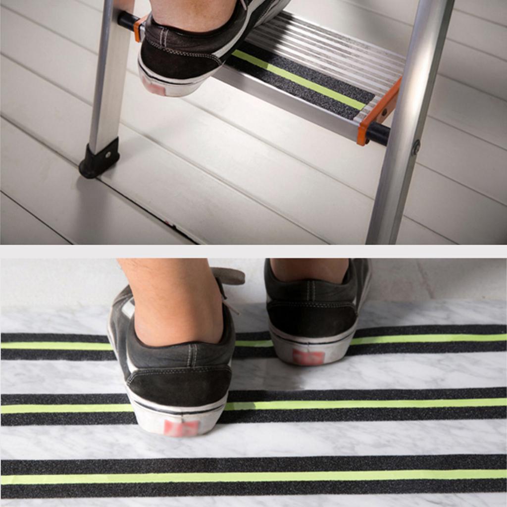 Anti Slip Grip Tape Non-Slip Traction Tapes with Glow In The Dark Adhesive Grip for Indoor Ladder