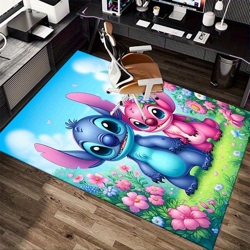 1pc. Cute Stitch & Angel Pink Outdoor Rug for Home Decor, Office Carpet Gift Ideaz0414263
