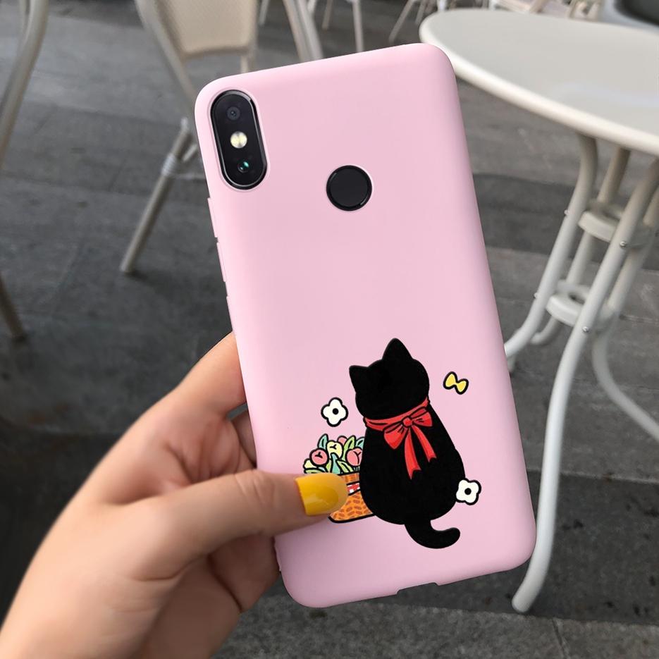 For Xiaomi Redmi Note 5 Pro Case Lovely Candy Painted Cover Soft Silicone Case For Xiaomi Redmi Note 5 Pro Note5Pro Cover Bumper