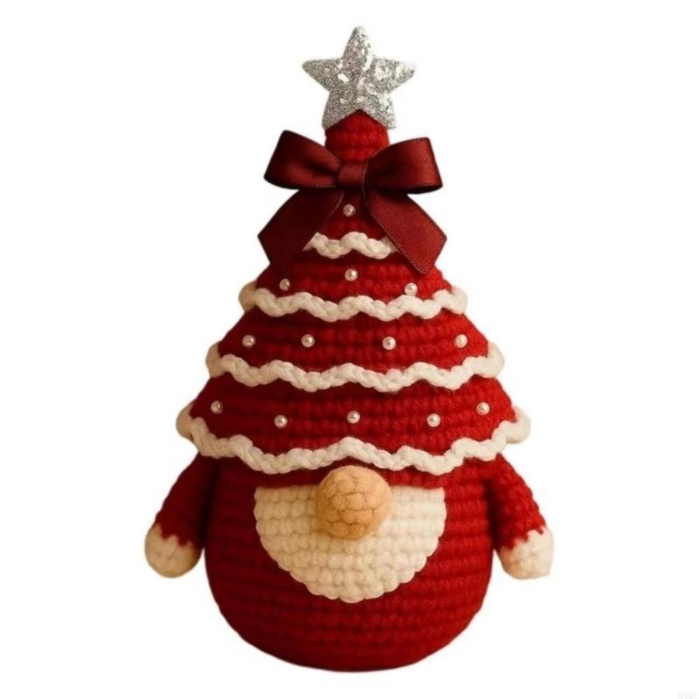Cotton Yarns Crochet Christmas Tree Kit DIY Quilted Christmas Tree Kit Christmas Decorations
