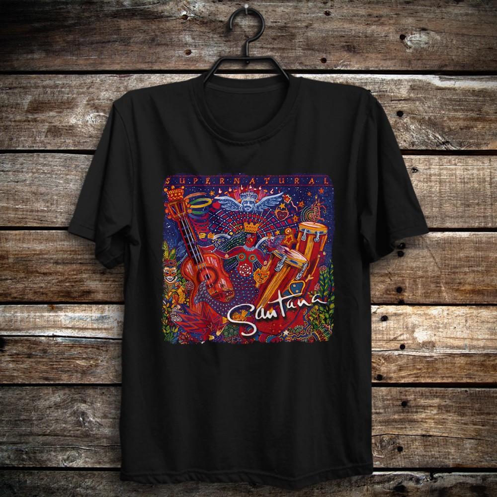Supernatural Album T-Shirt Santana Carlos Andy Vargas Ray Greene Benny Rietveld Unisex T-Shirt