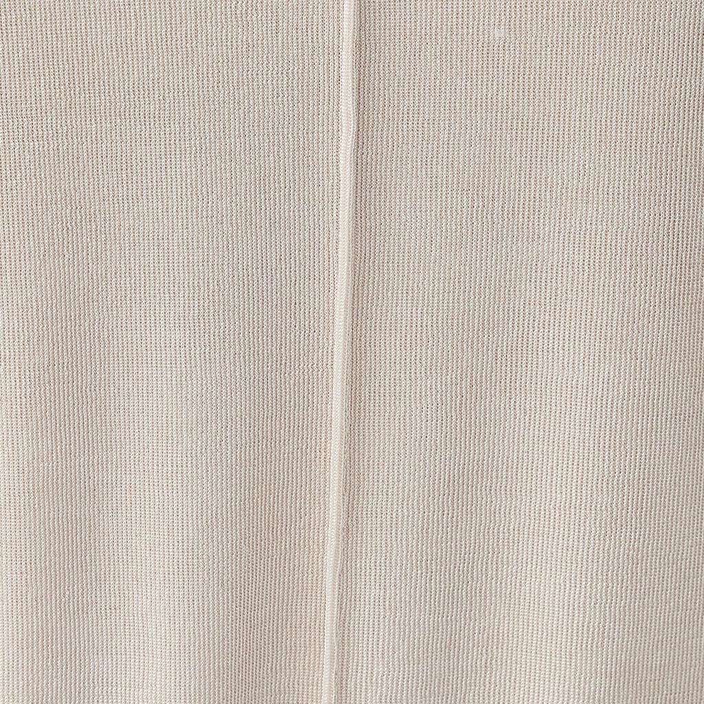 [Comme Ca Ism] Блестящий топ с круглым вырезом 12-68CM09-205 Слоновая кость L