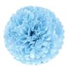 1 шт. Набор 7,8-дюймовых синих бумажных подвесных цветов для вечеринки по случаю дня рождения, бумажные цветы, украшения из помпонов, бумажные шарики с помпонами