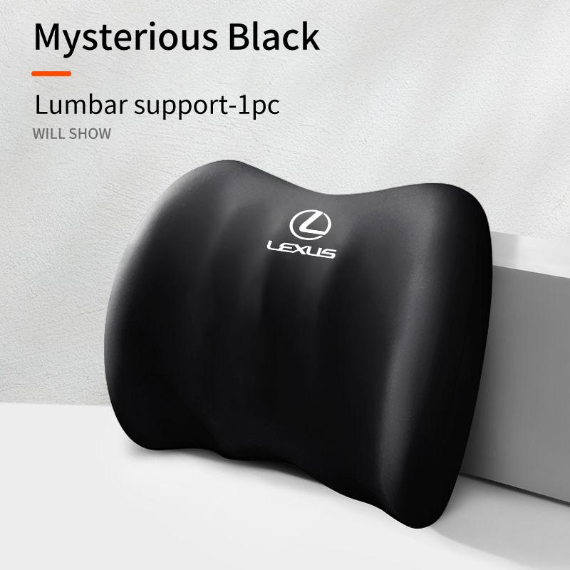 Car Seat Headrest Memory Foam Neck Pillow Lumbar Backrest Accessories For Lexus IS250 IS200 CT200h GS300 LS430 RX450h LX570 IS30 ACL1