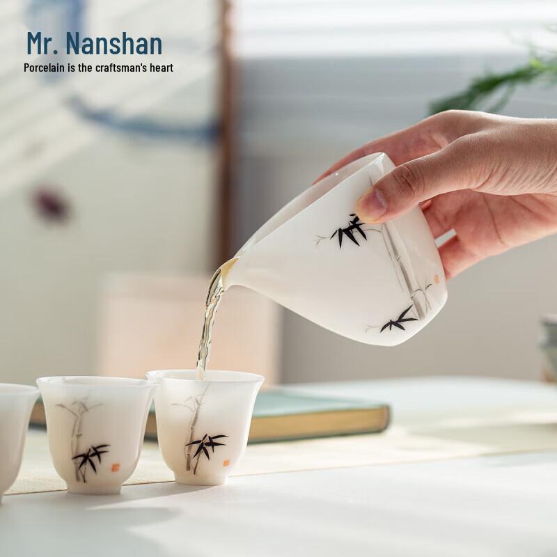 Nanshan Mr. Hand-painted Bamboo Porcelain Tea Fair Cup