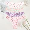 4Pcs/Set Seamless Colorful Brazilian Pants Lady Sexy Underwear Ice Silk Underpants Low Waist G-string Soft Thin Briefs