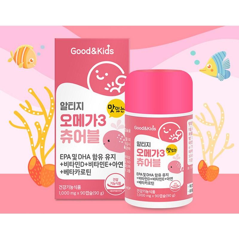 Good & Kids Delicious Omega 3 Chewables, 90 Tablets, 1 Unit