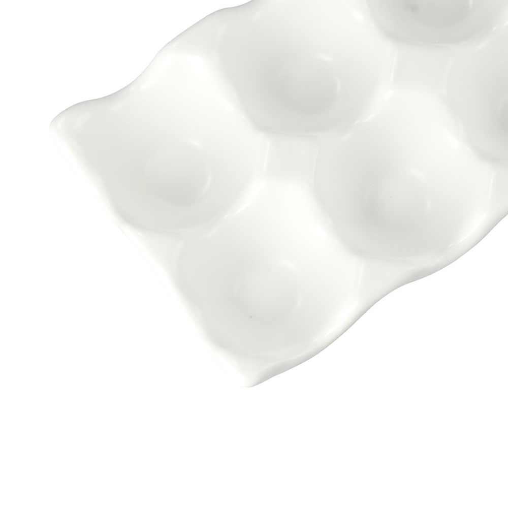 DIY Kitchen Serving Dish Ceramic Home Decoration Storage Rack Egg Stand Egg Holder Eggs Tray