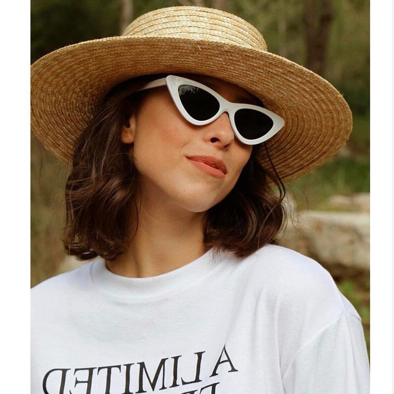 Новые ретро-солнцезащитные очки «кошачий глаз» Очки с треугольной оправой Женские Сексуальные Фирменные Дизайнерские Женские Очки EMA