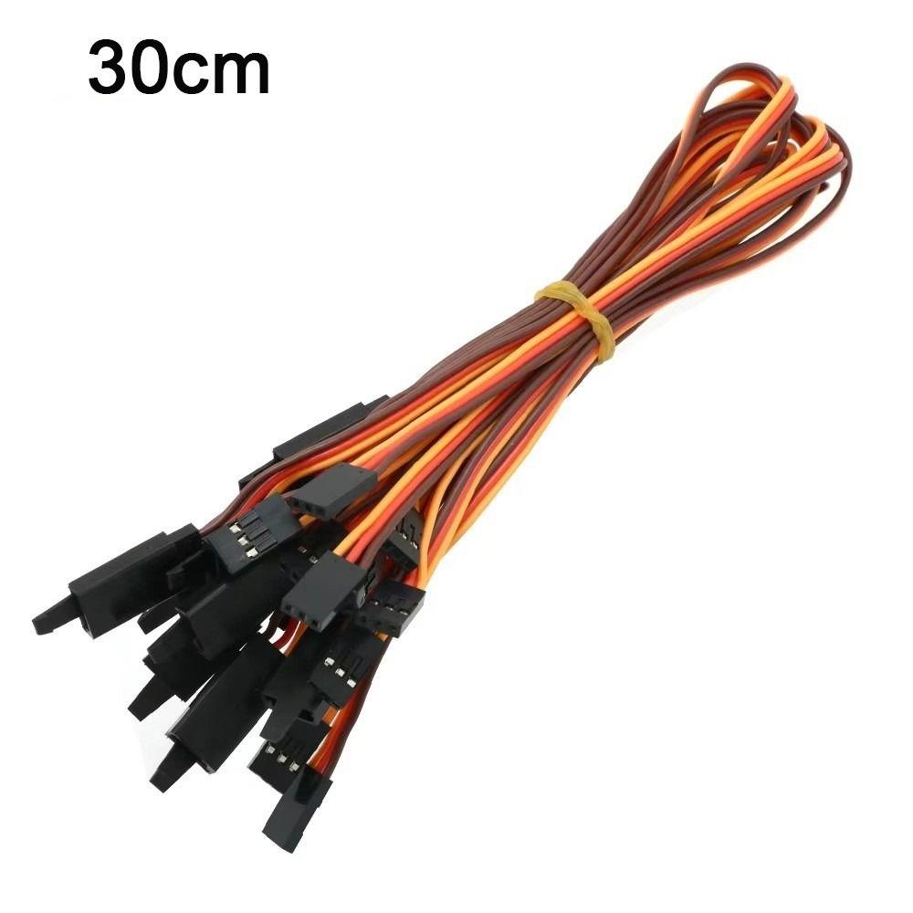 5Pcs Male to Female Servo Extension Cable Anti-interference Receiver Connection Cable RC Plane