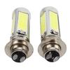 2Pcs Headlight Replacement Motorcycle Headlight Bulbs 6000K White ATV Headlight Bulbs