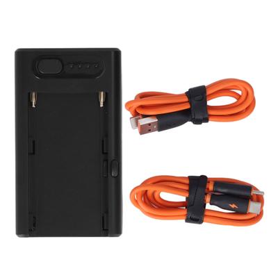 Адаптерная пластина для аккумулятора NPF с выходом D TAP Type C USB A, быстрое зарядное устройство для аккумулятора со световыми индикаторами
