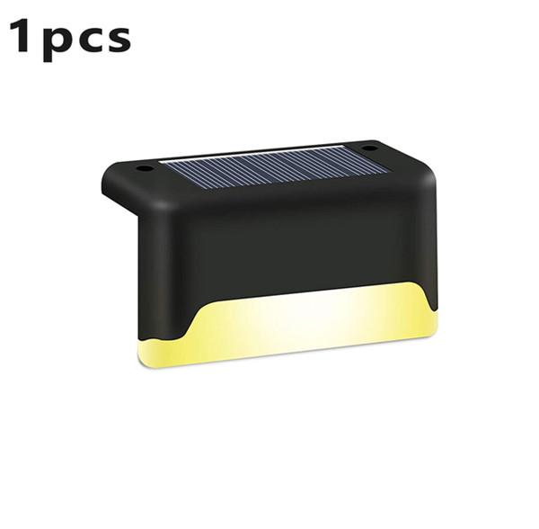 Warm White LED Solar Lamp Path Stair Outdoor Garden Lights Waterproof Solar Power Balcony Light Decoration for Patio Stair Fence