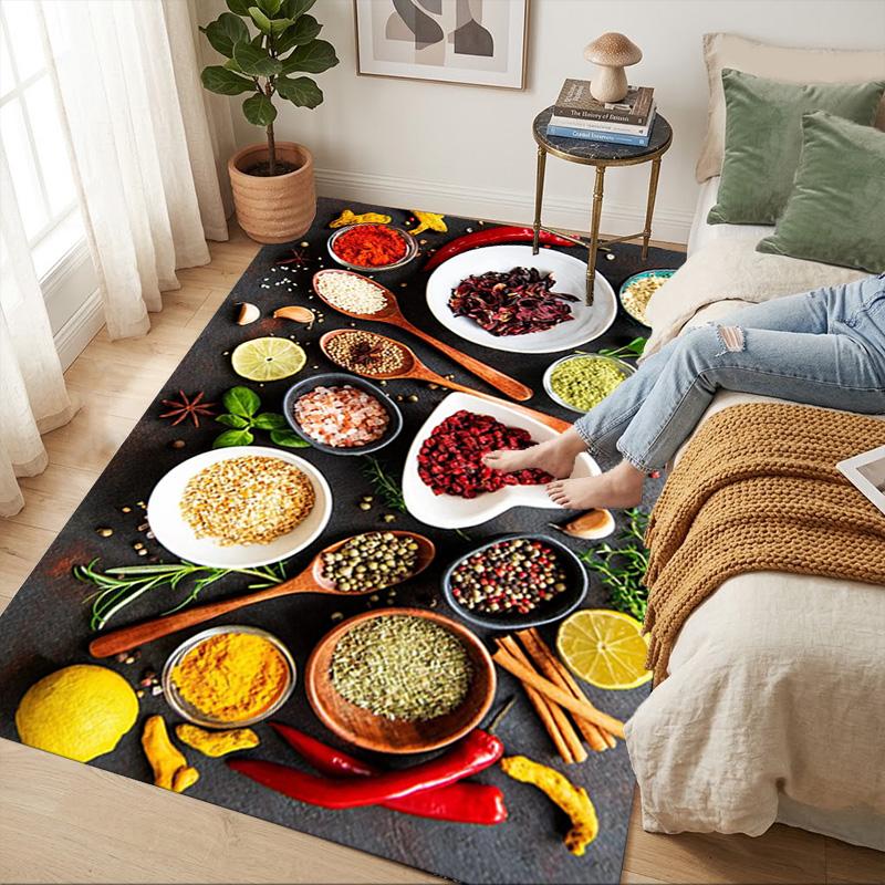 Spice Market Living Room Nonslip Area Rug Soft Carpet For Bedroom Game Playroom Sofa Office Home Decor Doormat Christmas Gift C9302048